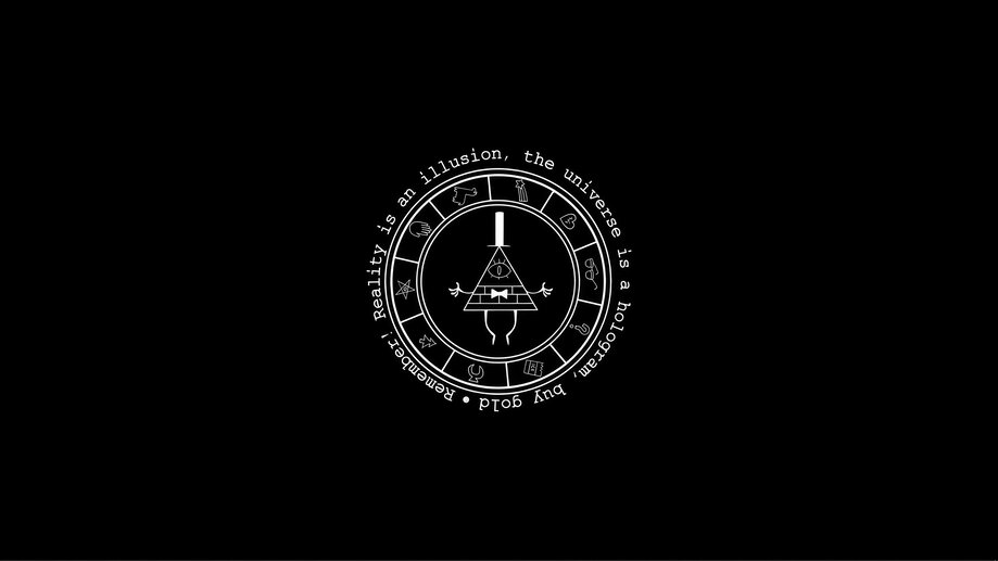 Gravity Falls Bill Cipher 4K #4502a Wallpaper PC Desktop