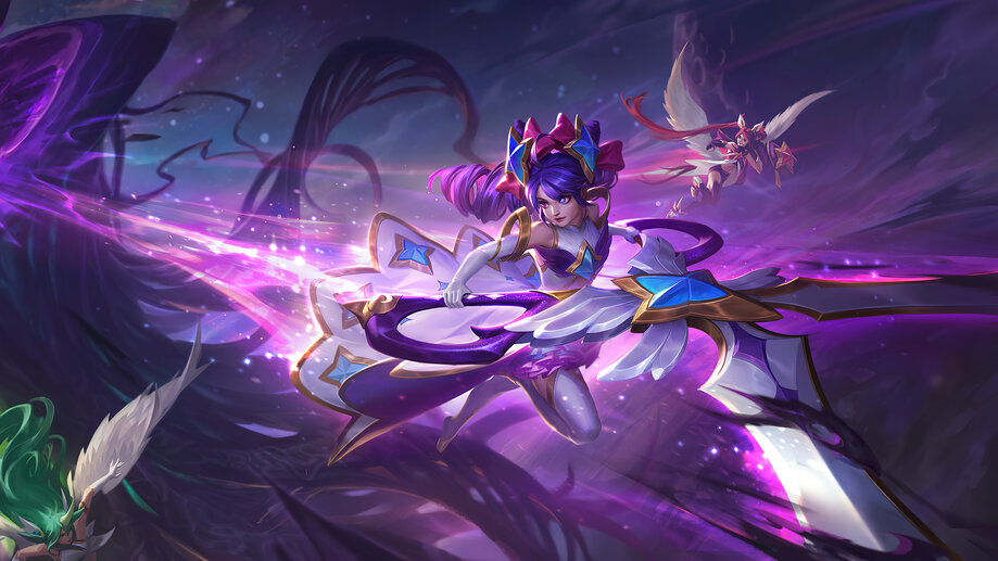 Gwen Star Guardian V2 Skin LoR 4K #7881h Wallpaper PC Desktop