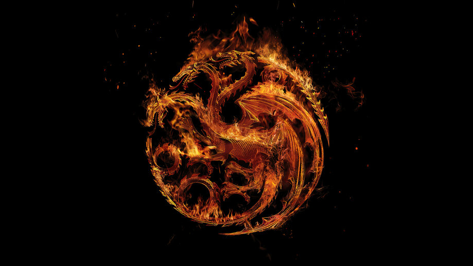 House of the Dragon Flaming 4K #9410g Wallpaper PC Desktop