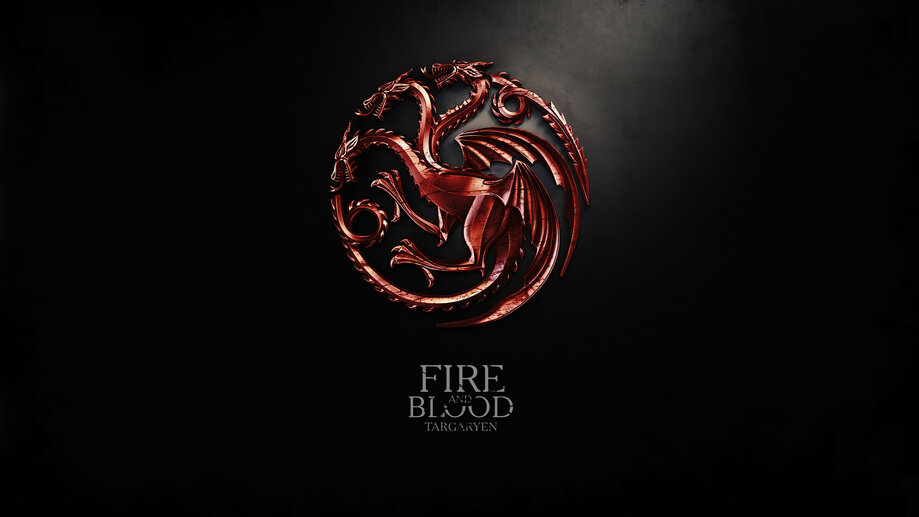 House of the Dragon Logo Fire 4K #9470g Wallpaper PC Desktop