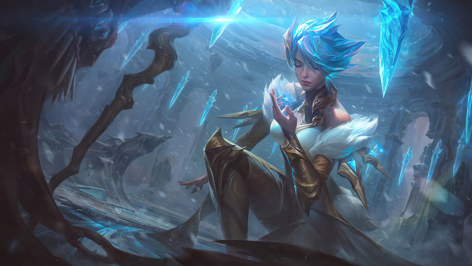 Irelia Frostblade Golden 4K 8K #6671m Wallpaper PC Desktop