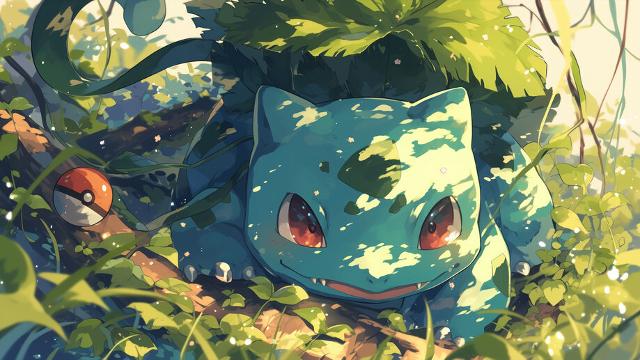 Ivysaur Pokemon 4K #962a Wallpaper iPhone Phone