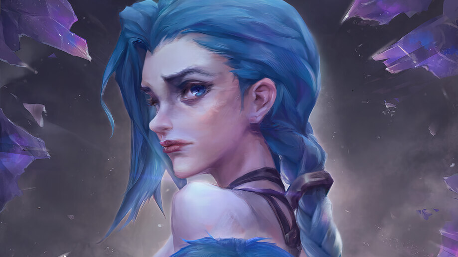 Jinx Arcane Arcane Art 4K #7340e Wallpaper PC Desktop