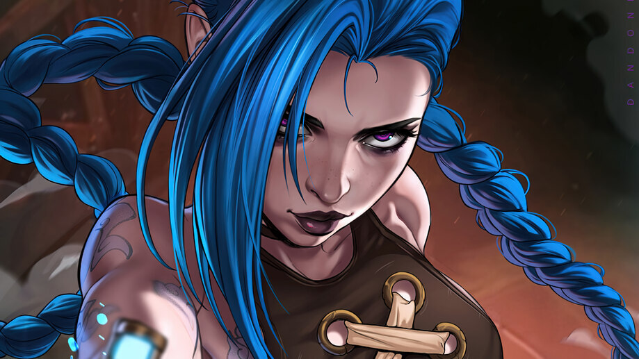 Jinx LoL (Wild Rift) Wallpaper iPhone Phone 4K #3041e