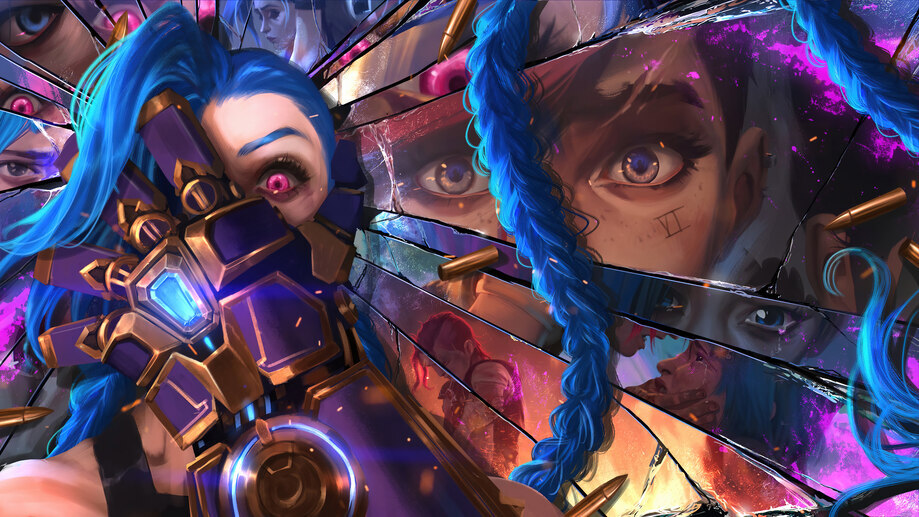 Jinx Vi Arcane 4k 4771e Wallpaper Pc Desktop 3794