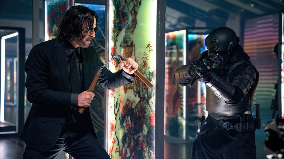 John Wick 4 Nunchucks Keanu 4k 8761j Wallpaper Pc Desktop 3262