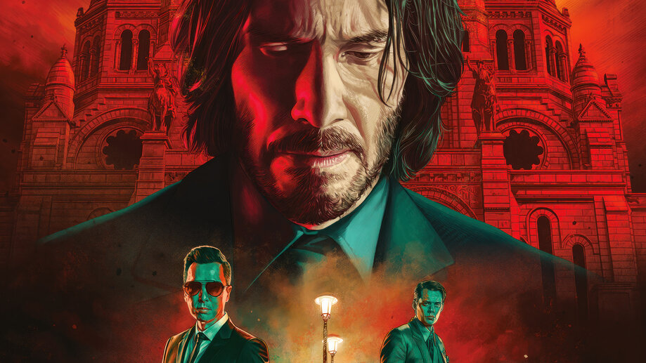 John Wick 4 Poster Keanu Reeves 4K #8771j Wallpaper PC Desktop