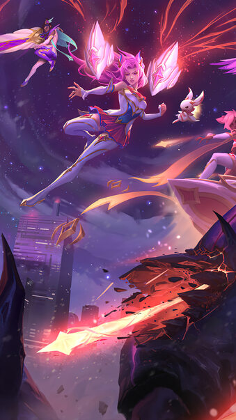 KaiSa Star Guardian V2 Skin LoR 4K #7921h Wallpaper PC Desktop