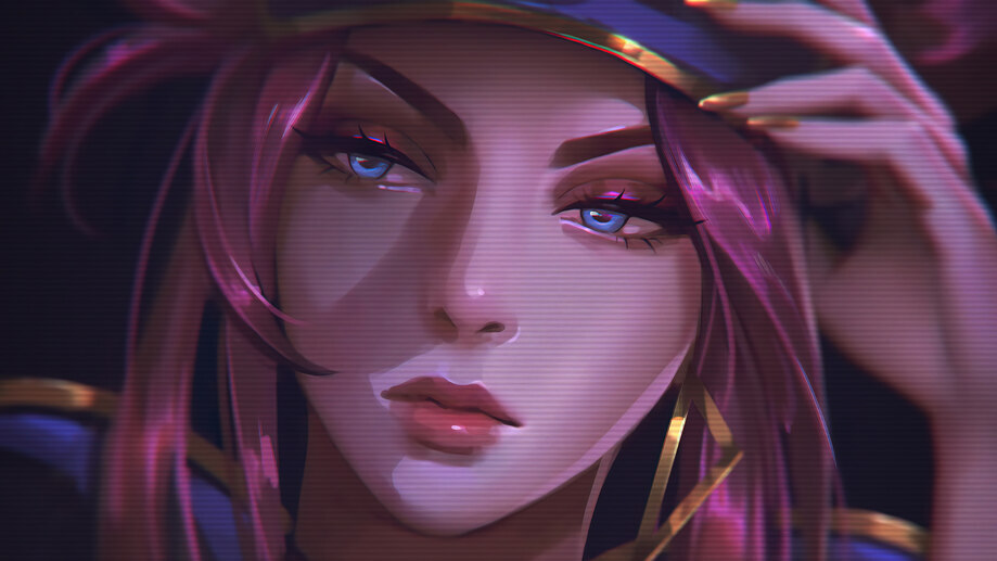 KDA Akali LoL 4K #5161e Wallpaper PC Desktop