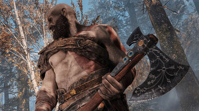 Kratos Axe God of War 4K Wallpaper iPhone HD Phone #7651h