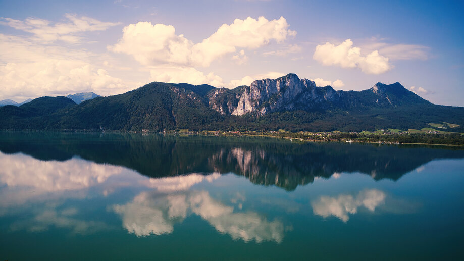 Lake Mountain Scenery Mondsee 4K #8120g Wallpaper PC Desktop