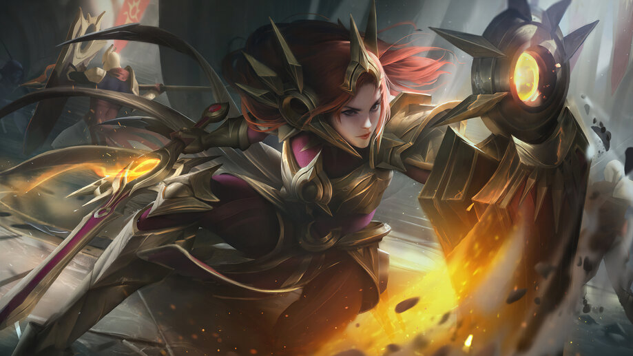 Leona LoL Art 4K #3551i Wallpaper PC Desktop