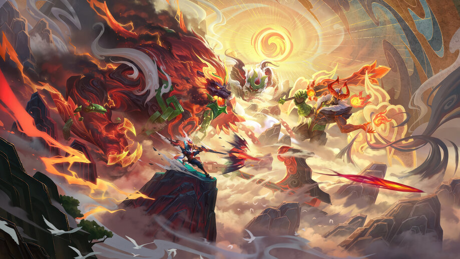 LoL Shan Hai Scrolls Volibear 4K #9181k Wallpaper PC Desktop