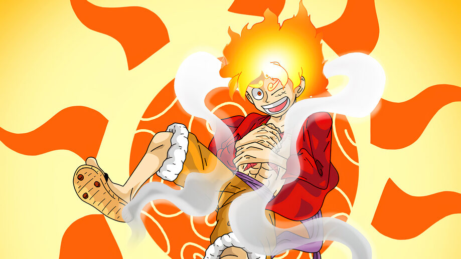 Luffy Gear 5 Sun God Nika (One Piece) 4K Wallpaper iPhone HD Phone #4041g