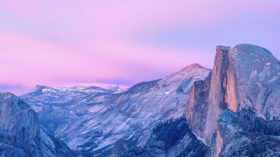 macOS Mountain Sunset Yosemite 4K #4160f Wallpaper PC Desktop