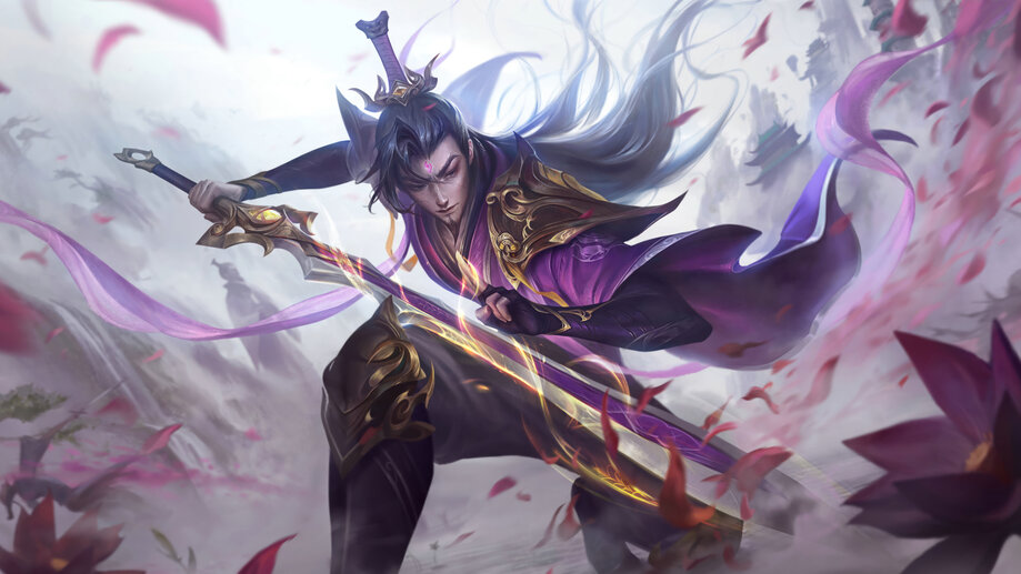 Samurai Master Yi Splash Art