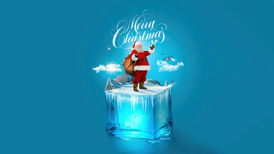 Merry Christmas Santa Claus 4K #8520i Wallpaper PC Desktop