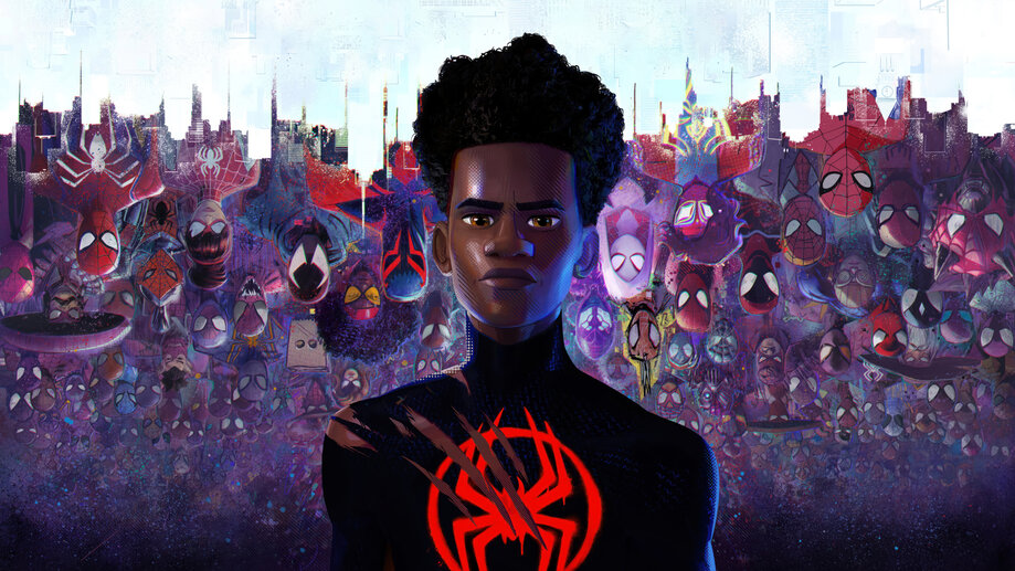 Miles Morales Spider-Man Across 4K #7911j Wallpaper iPhone Phone