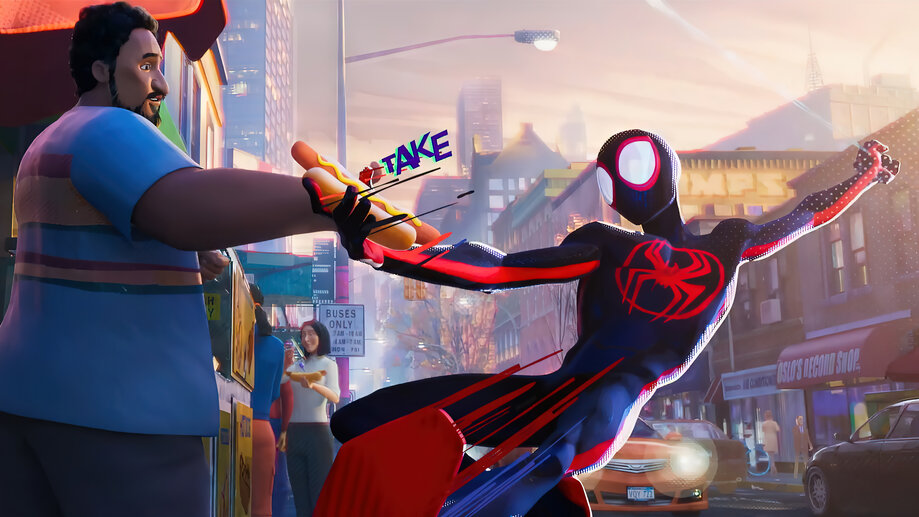 Miles Morales Web Swing 4K #8950h Wallpaper iPhone Phone