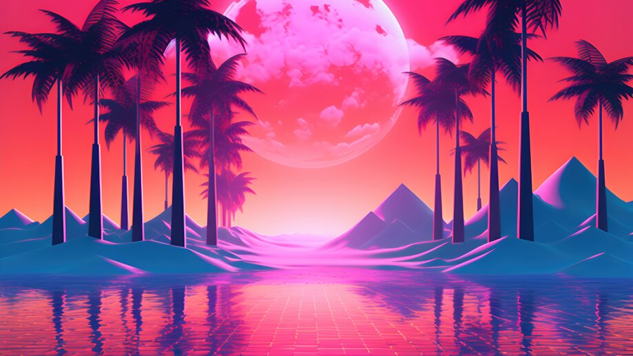 Synthwave Wallpapers 4K HD