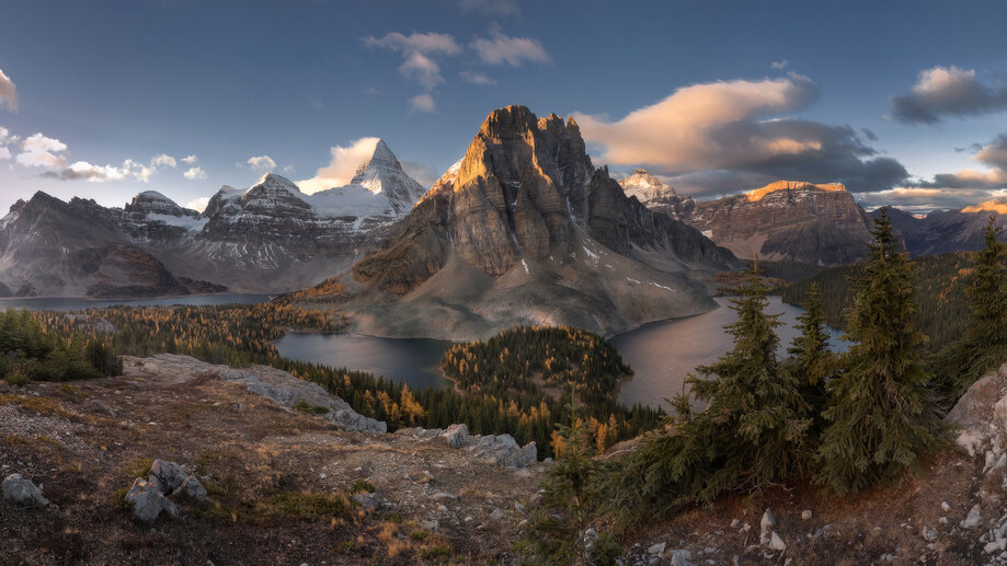 Mountain Clouds Scenery 4K #5650f Wallpaper PC Desktop