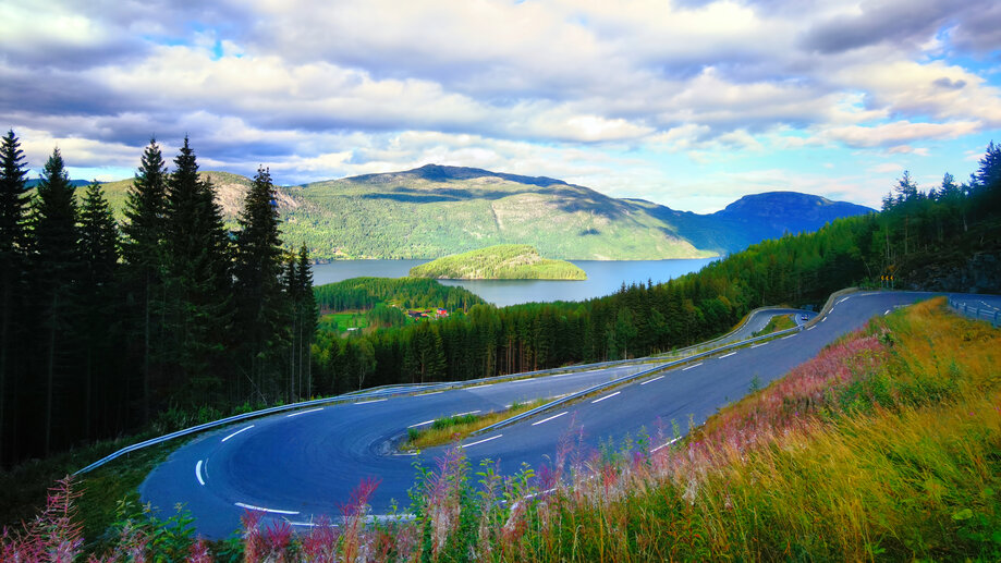 Mountain Curvy Road 4K 8K #3750h Wallpaper PC Desktop