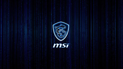 MSi Logo Background 4K Wallpaper HD PC #1031i