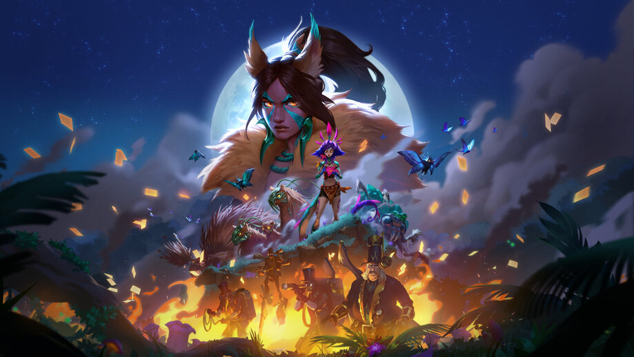 Nidalee Neeko LoL Runeterra 4K 8K #3351l Wallpaper PC Desktop