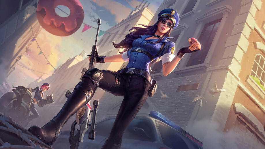 Officer Caitlyn Update Game 4K 8K #2781e Wallpaper PC Desktop