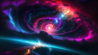 Colorful space, nebula, galaxy, universe, Space, HD wallpaper | Peakpx