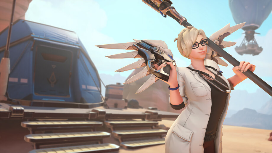 Overwatch 2 Mercy Recall 4K #7541g Wallpaper PC Desktop