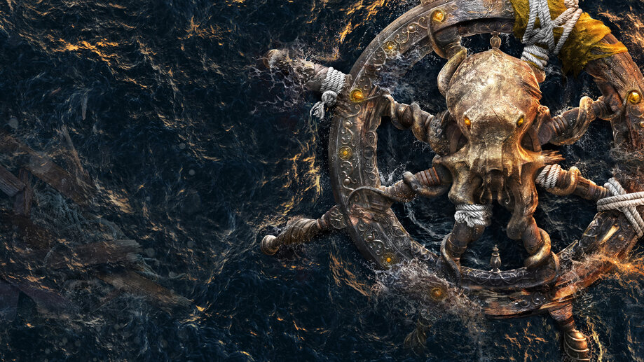 Pirate Ship Helm Skull and 4K #3173a Wallpaper PC Desktop