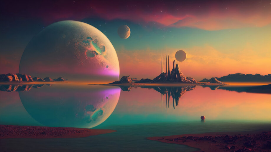 Planet Scenery Sci Fi 4k 7101k Wallpaper Pc Desktop 4793