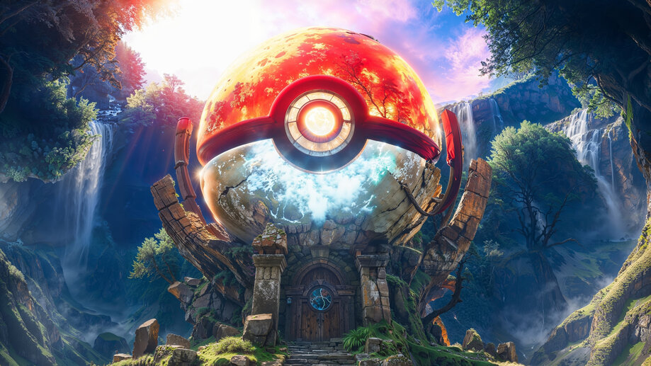 Pokemon Ball House Anime 4K #681o Wallpaper iPhone Phone