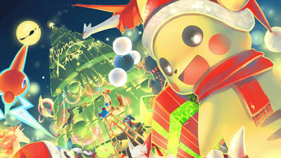 Pokemon Christmas Tree Gifts Pikachu 4K Wallpaper iPhone HD Phone #5980h