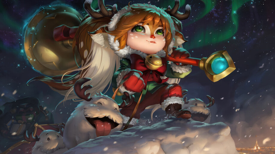 Poppy Snow Fawn Skin LoL 4K 8K #3121k Wallpaper PC Desktop