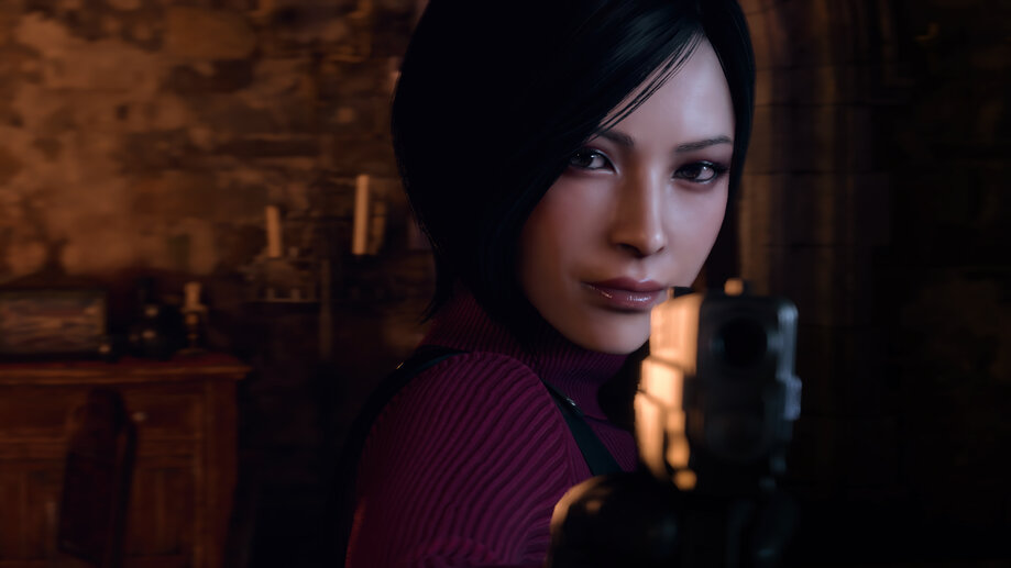 Photorealistic Ada Wong RE4 wallpaper 2500x1500 px by push-pulse