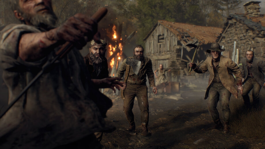 Ultra HD 4K Resident Evil 4 Remake Ganados Villagers 3840x2160 Wallpaper.