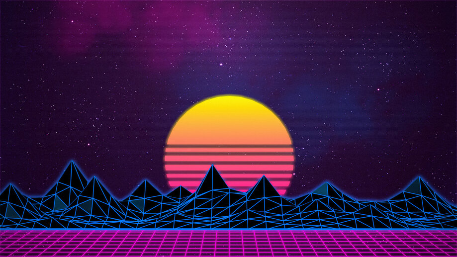 Retrowave Sunset 4K 8313a Wallpaper IPhone Phone