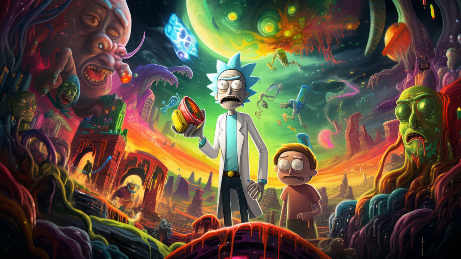 Papel de Parede Rick and Morty !!