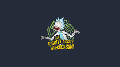 TV Show Rick and Morty Morty Smith With Colorful Words Background Movies,  HD wallpaper