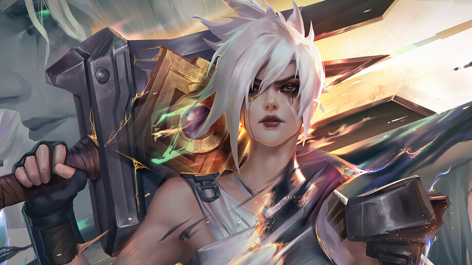 Riven LoL Art 4K #3280e Wallpaper PC Desktop