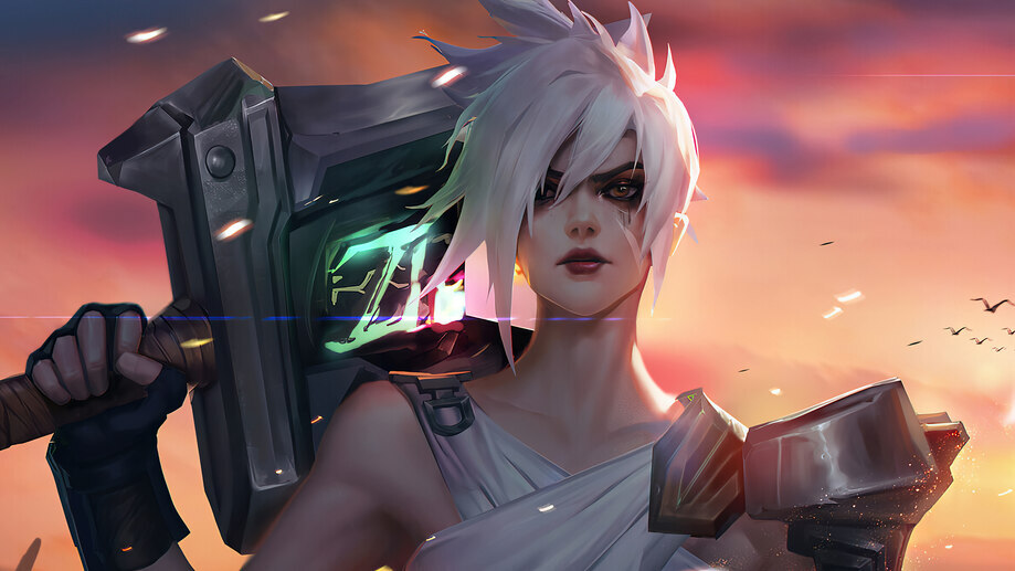 Riven LoL Art 4K #3290e Wallpaper PC Desktop