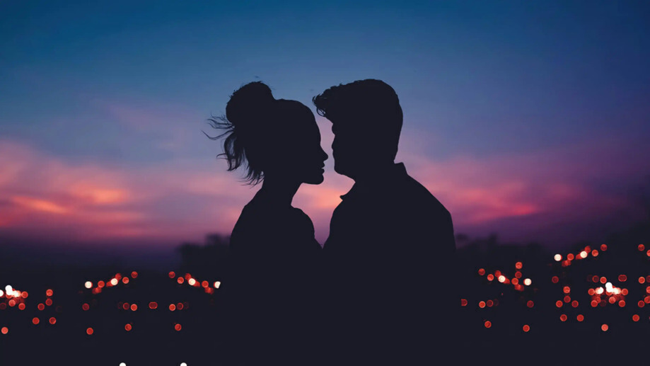 Romantic Couple Silhouette 4K #4370f Wallpaper iPhone Phone