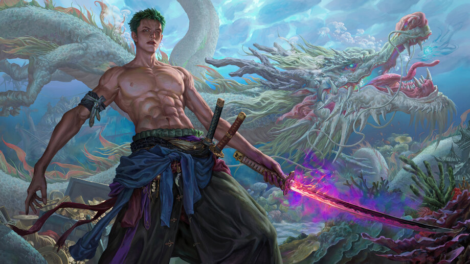 Roronoa Zoro One Piece: Red Art 4K Wallpaper iPhone HD Phone #9601h