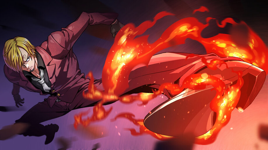 Sanji Flaming Kick One Piece 4K #2992a Wallpaper iPhone Phone