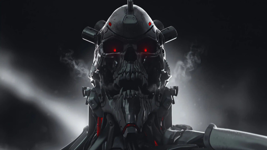 Sci-Fi Skull Android Soldier 4K #2240f Wallpaper iPhone Phone