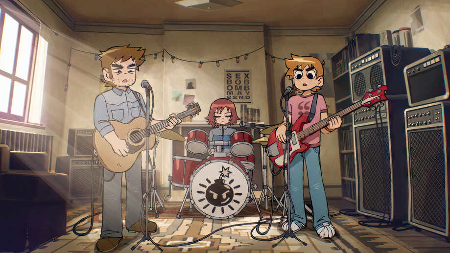 Scott Pilgrim Takes Off Band 4K #551n Wallpaper iPhone Phone