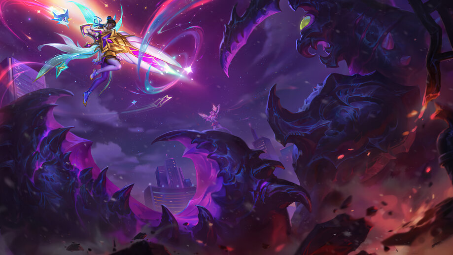 Senna Star Guardian V2 Skin LoR 4K #7981h Wallpaper PC Desktop