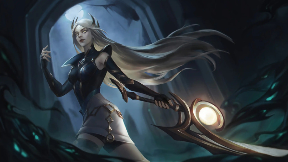 lunar goddess diana splash art